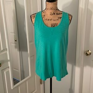 Teal green racer back tank by Mossimo